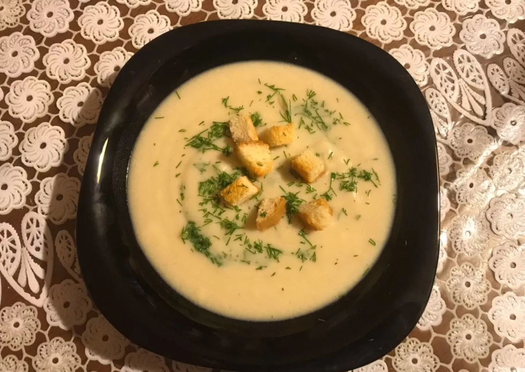 Сырный суп-пюре